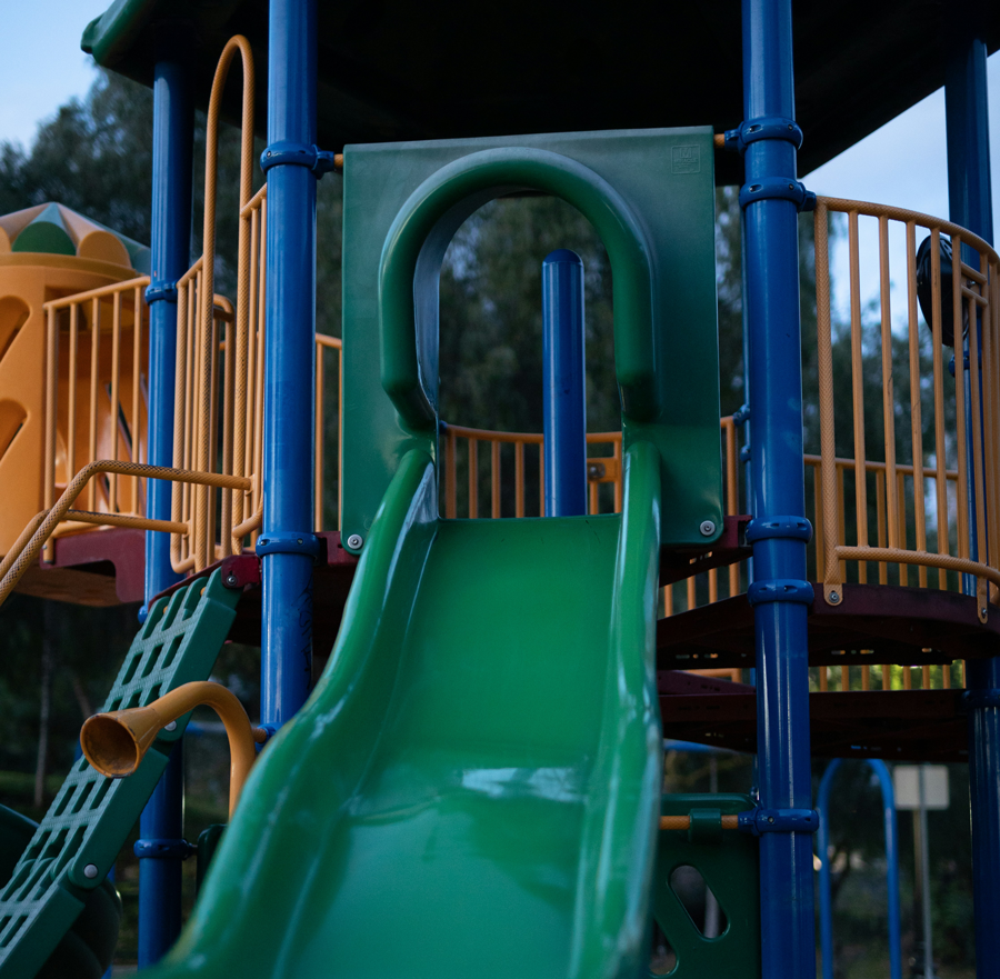 Toboggan jeux extérieur
