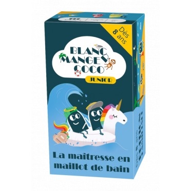 Blanc manger coco junior la maitresse en maillot de bain