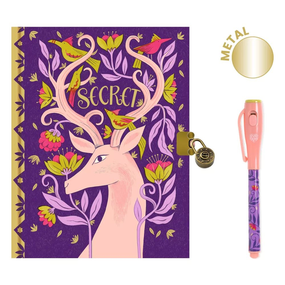 Carnet secret Melissa avec feutre magique