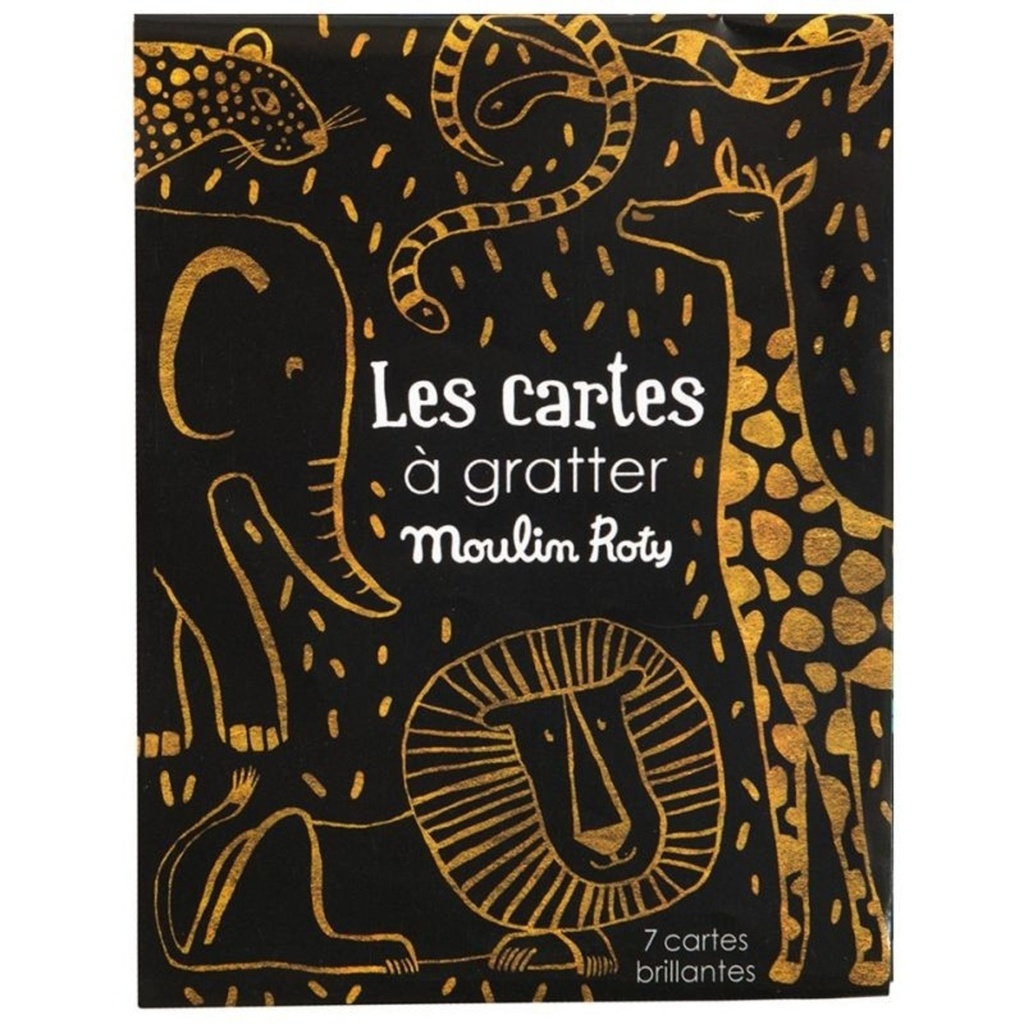 Les petites merveillles -cartes a gratter savane