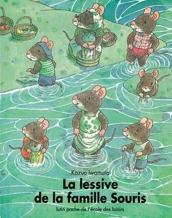 lutin poche - la lessive de la famille souris