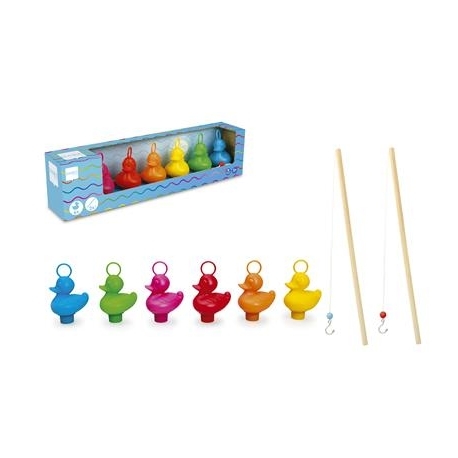 scratch - set de peche aux canards sarc-en-ciel