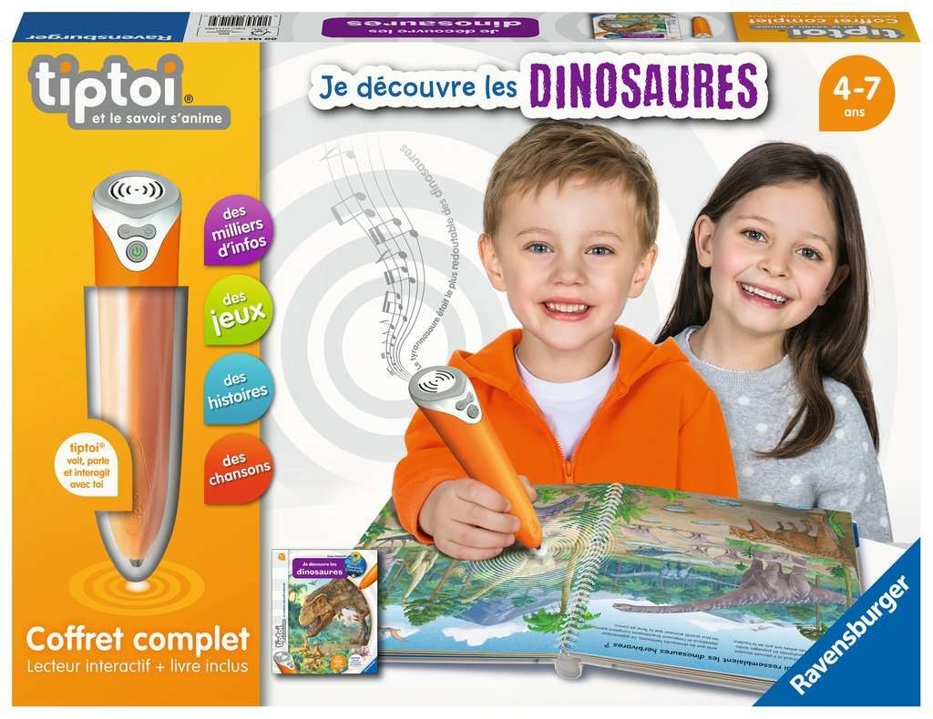 Tiptoi - coffret je découvre les dinosaures