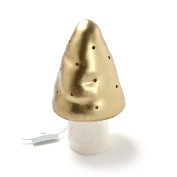 lampe champignon PM doree