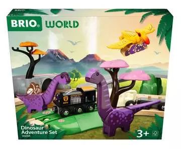 BRIO World - Circuit Dinosaure - Coffret complet 21 pièces