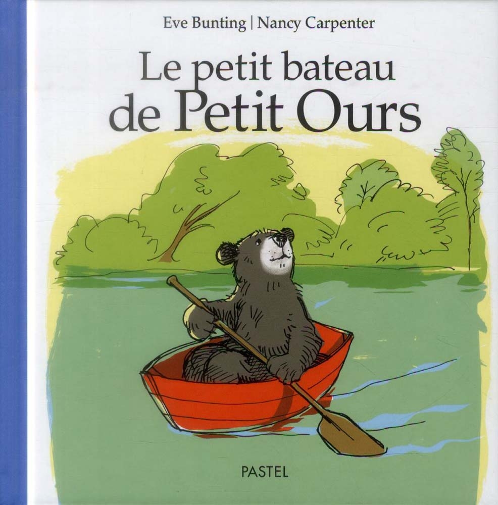 pastel - le petit bateau de petit ours