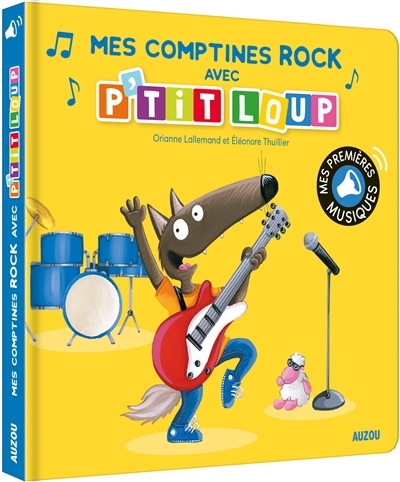 auzou - mes comptines rock avec p'tit loup