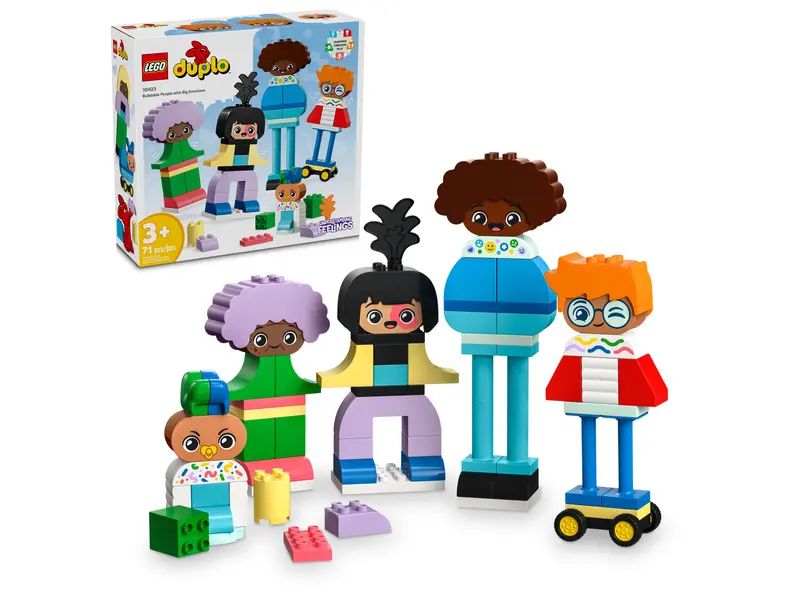 DUPLO LEGO - personnage à construire avec différentes émotions