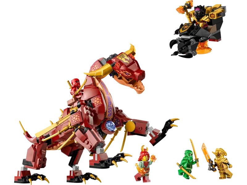 Lego ninjago - Le dragon de lave transformable de Heatwave