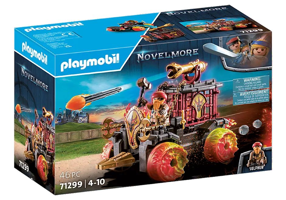 Playmobil : Chariot de combat enflammé des Burnham