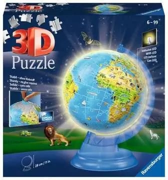 Puzzle 3D - Globe illuminé