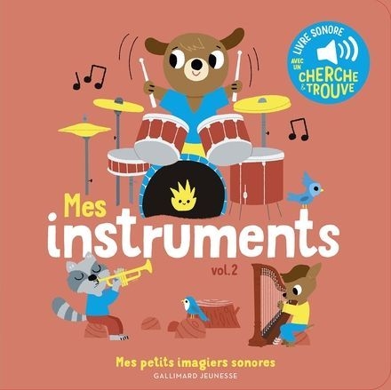 Gallimard - imagier sonore mes instruments vol 2