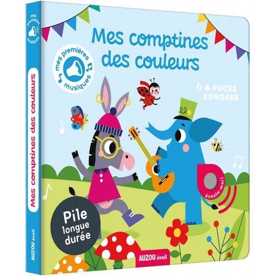 Livres sonore - Mes comptines des couleurs