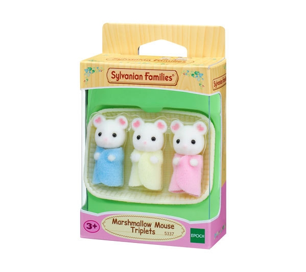 sylvanian - les triples souris marshmallow