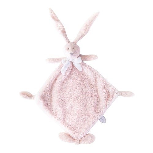 Flore doudou lapin rose 21