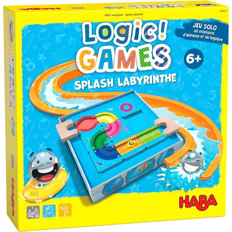 Logic game! splash labyrinthe