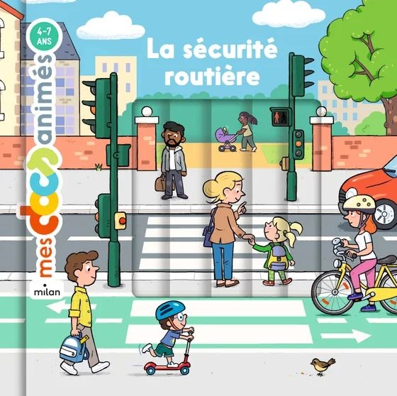 Edition Milan - mes docs animés 4-7 ans : la sécurité routière