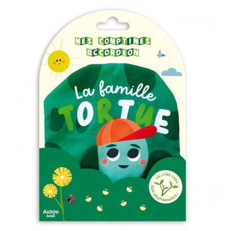 Auzou - la famille tortue livre tissu