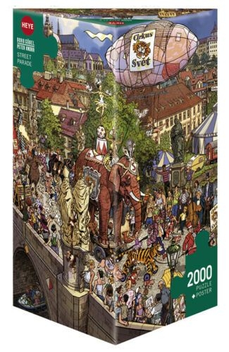 heye puzzle 2000pieces triangle - street parade