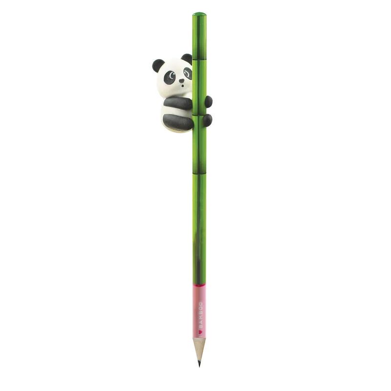 Crayon avec gomme - panda