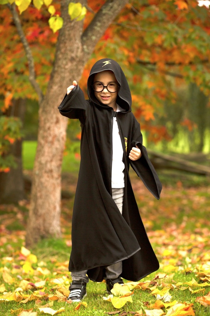 deguisement - manteau Harry Potter - lunettes 7-8 ans