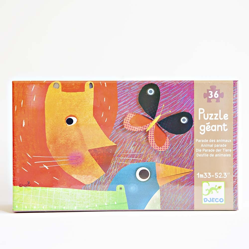 Puzzle geant 36 pcs - la parade des animaux