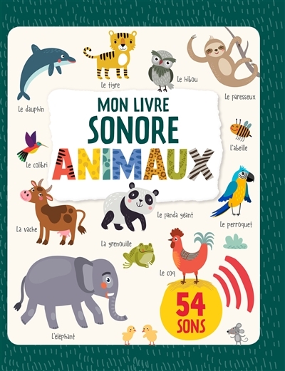 1.2.3. Soleil - mon livre sonore animaux