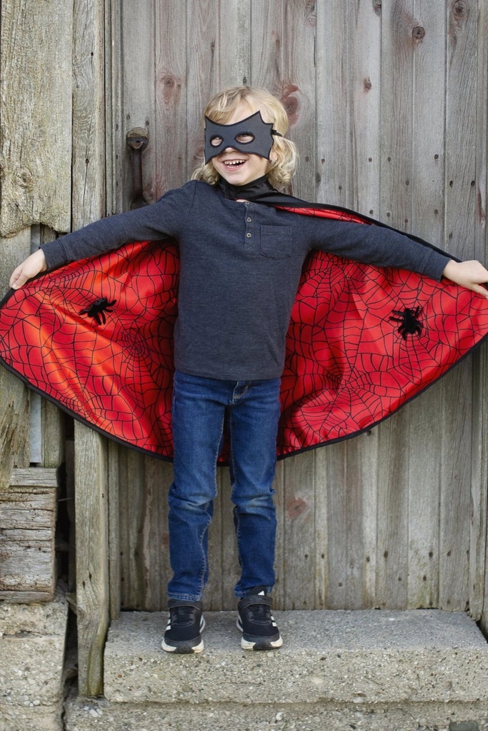 deguisement cape reversible spider/bat 4-6