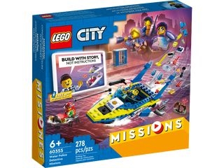 Lego city - missions des détectives de la police sur l'eau