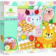 Babyssimo - Multi activités - Peinture collage coloriage - Animaux de la jungle