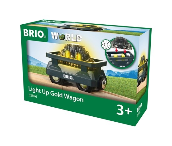 brio wagon d'or lumineux