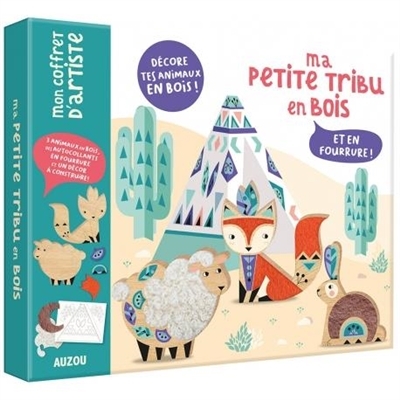 mon coffret d'artiste - ma petite tribu en bois