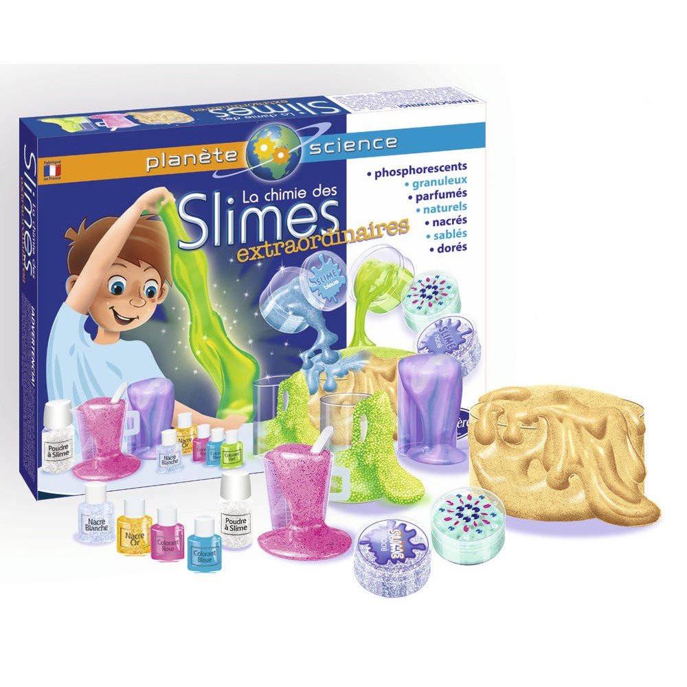 planete science - chimie des slimes extraordinaires