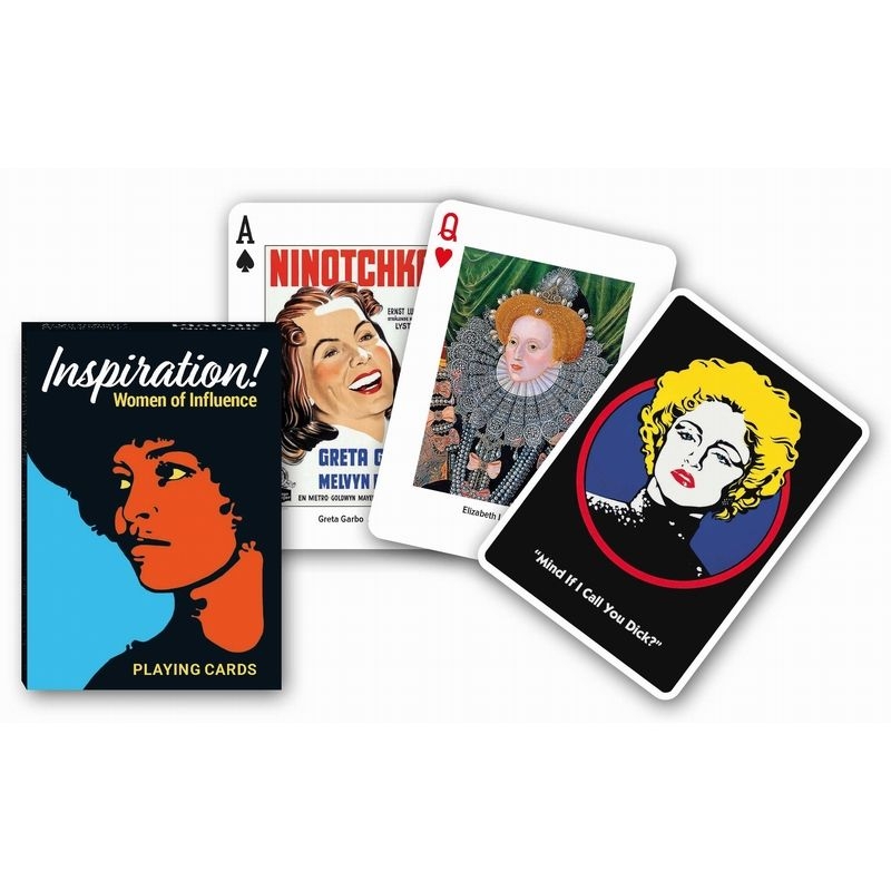 Jeu de 55 cartes classiques - inspiration femmes d'influence