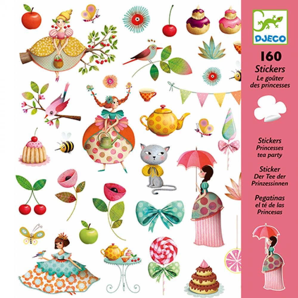 bricolage - stickers - le gouter des princesses