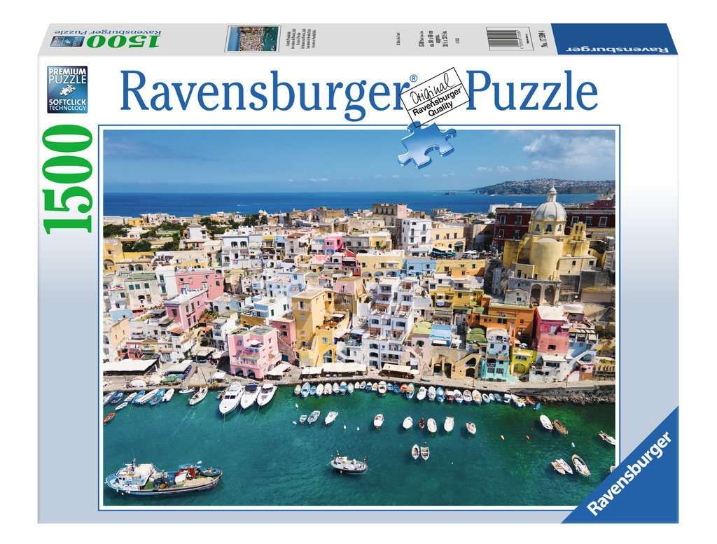 Puzzle 1500 pièces - Les couleurs de procida