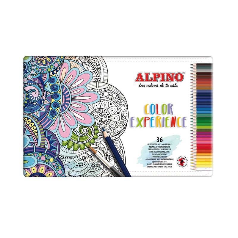 36 crayons de couleur aquarellables