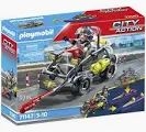 Playmobil city action - quad transformable de bandit