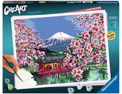 Créart - peinture au numéro - Japanese cherry blossom