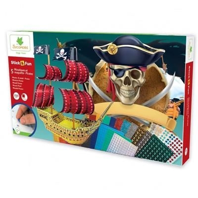 Stick'n'fun mosaiques XXL maxi mosaiques pirate