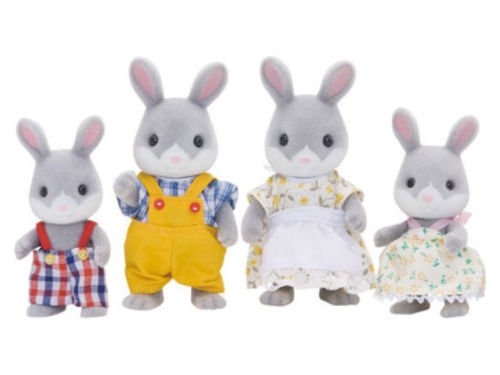 Sylvanian - famille lapin gris