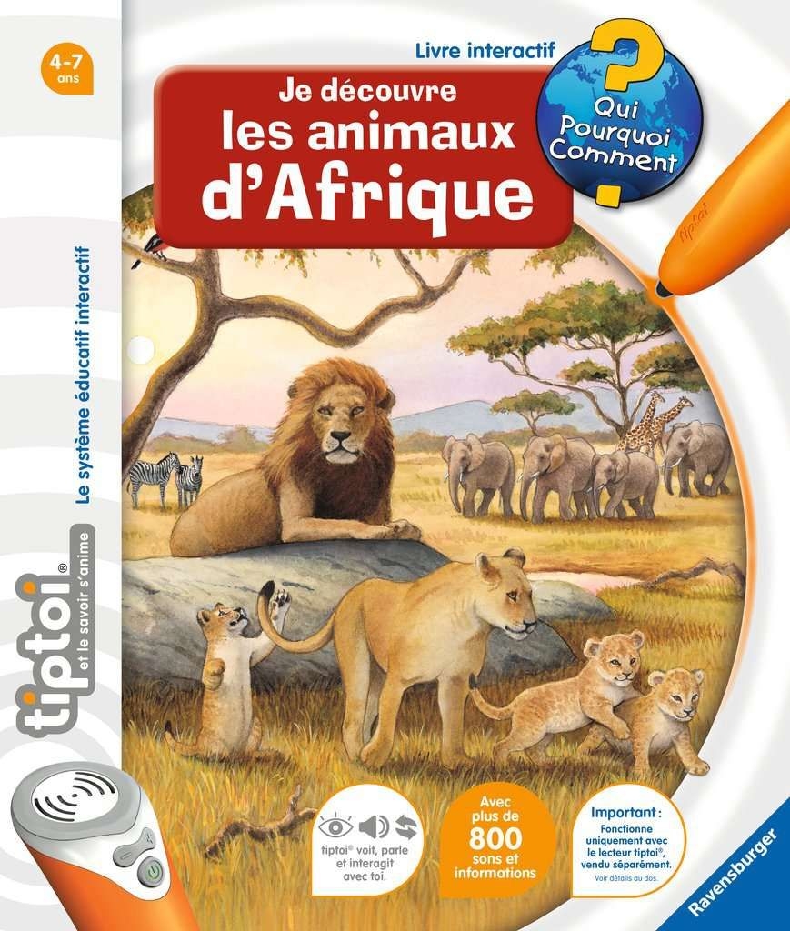 Tiptoi - je découvre les animaux d'afrique