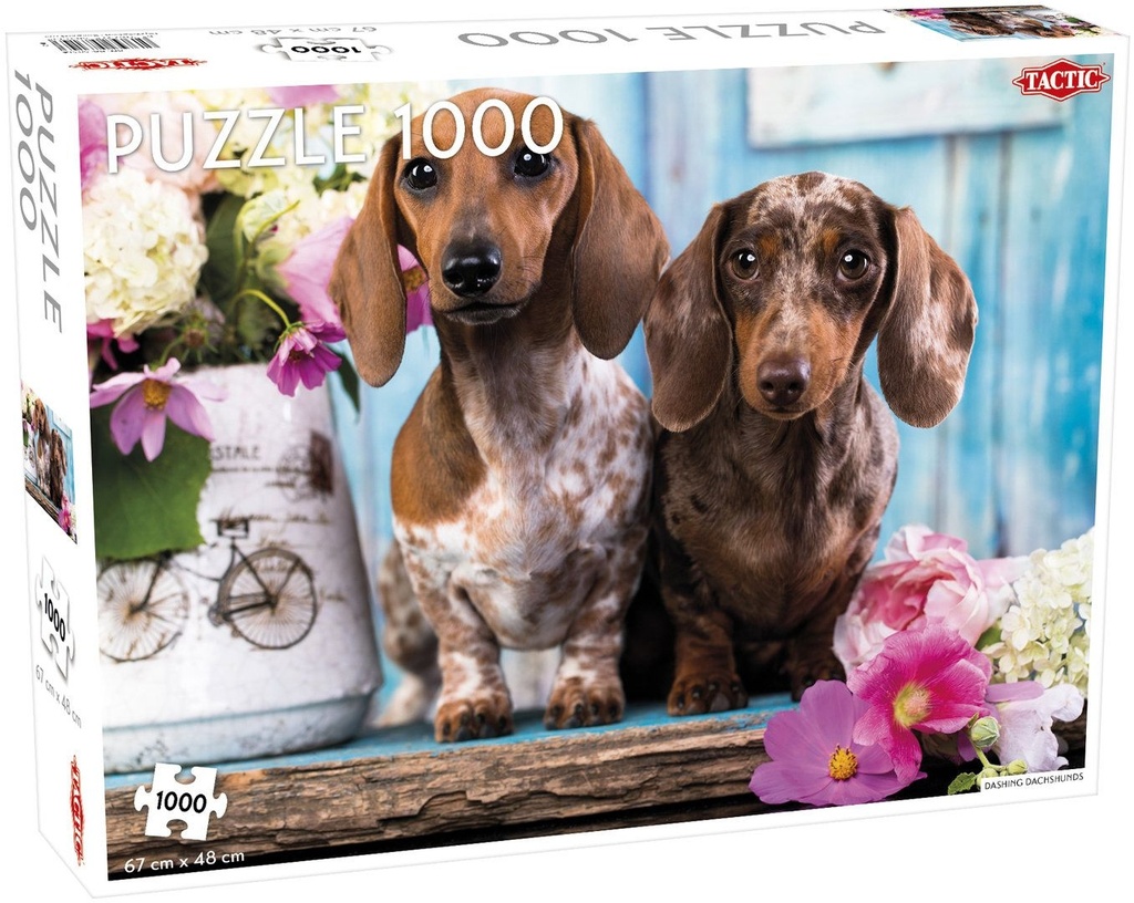 Puzzle 1000pc-Chiens