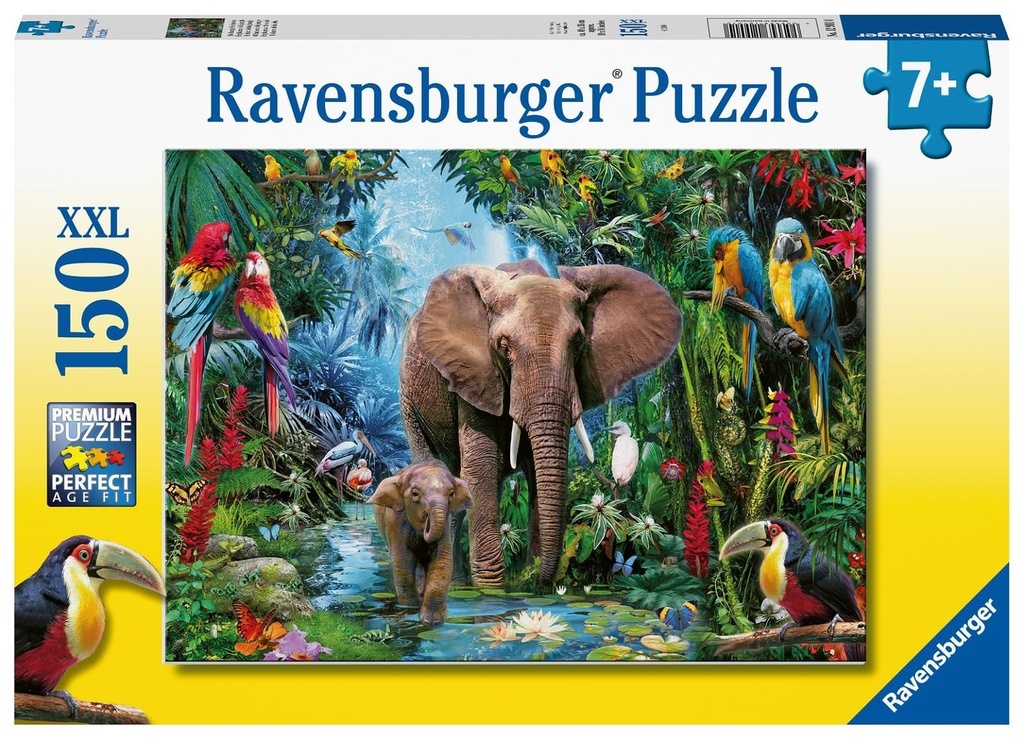 puzzle 150pcs - jungleolifanten