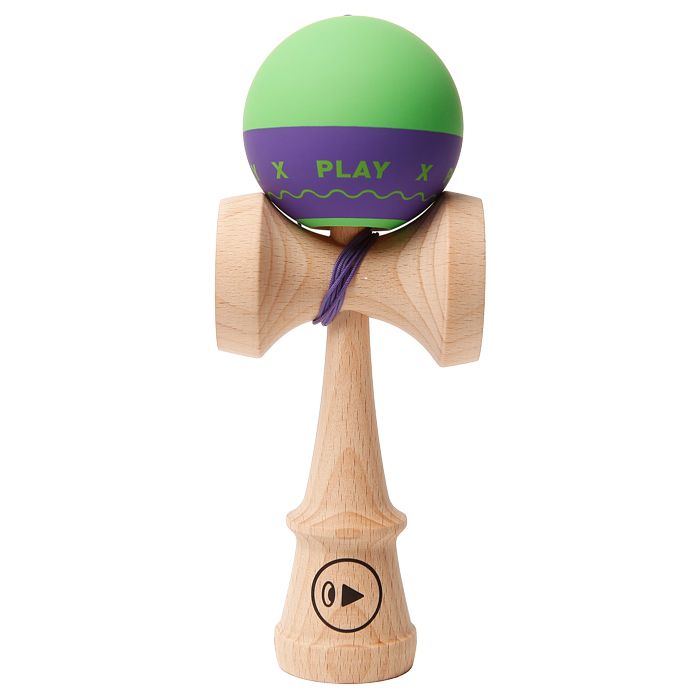 Kendama vert/mauve play X grip