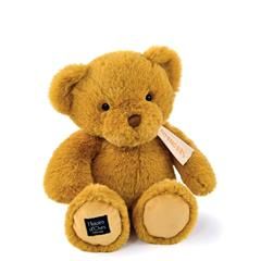 Peluche ours 28cm - Ocre