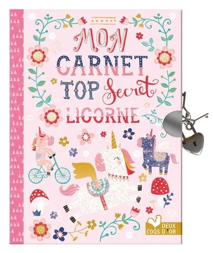 Mon carnet top secret licorne