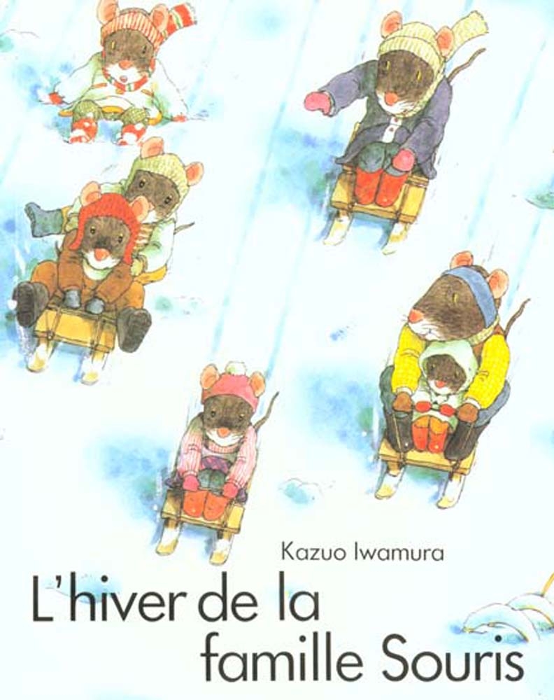 lutin poche - l'hiver de la famille souris