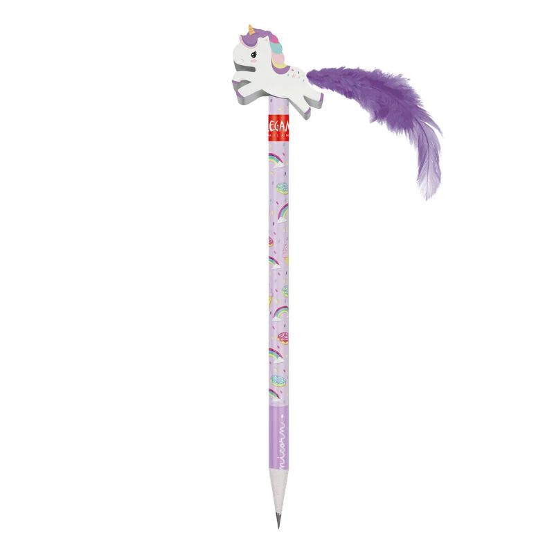 Crayon avec gomme - licorne