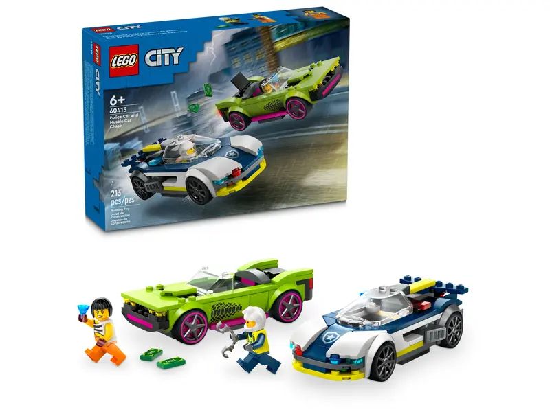 Lego City - Course poursuite police et super-voiture